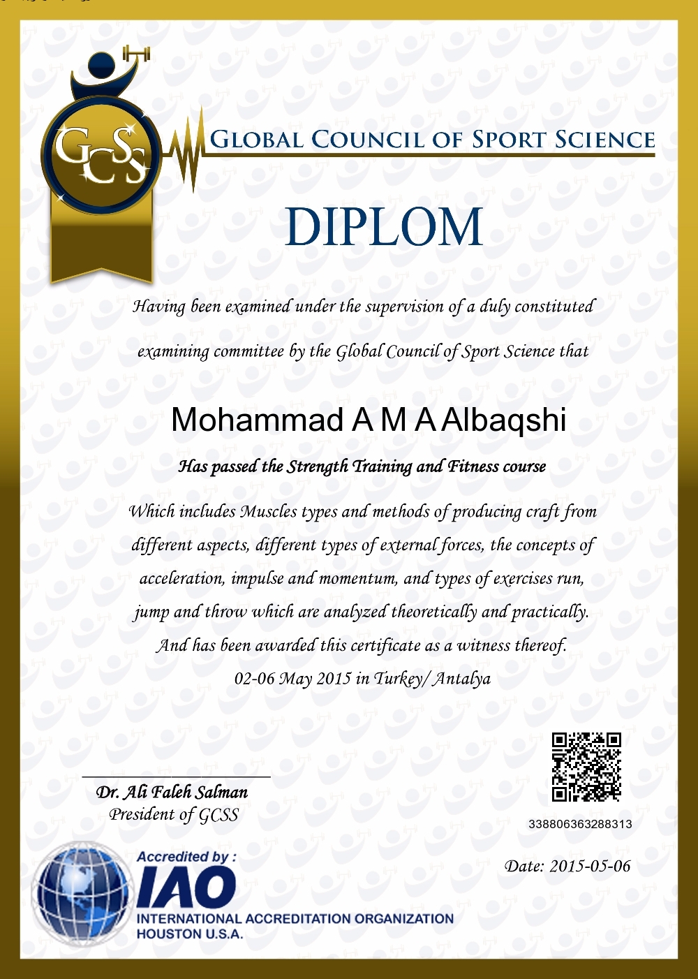 Mohammad A M A Albaqshi